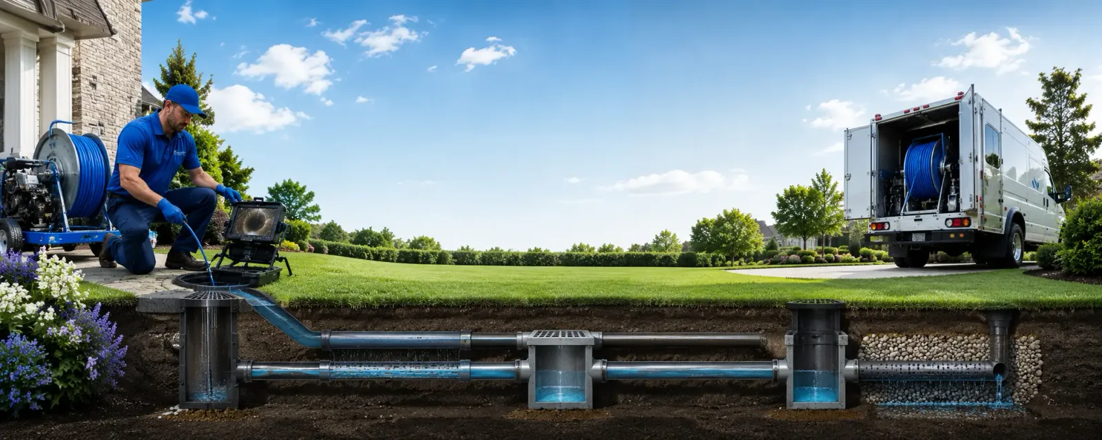 Outdoor drain cleaning information for Monterey, CA